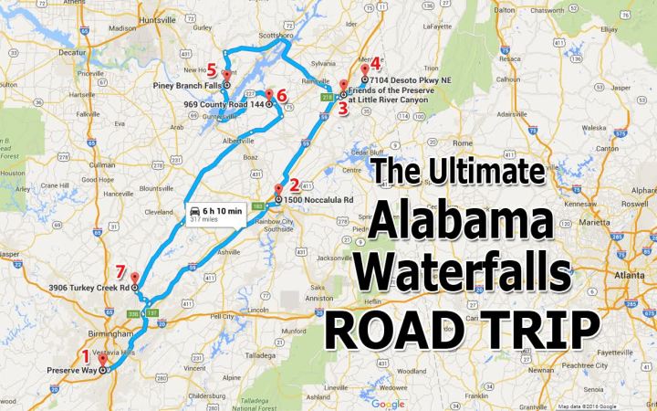 Turkey Creek Road, Alabama : Off-Road Map, Guide, and Tips
