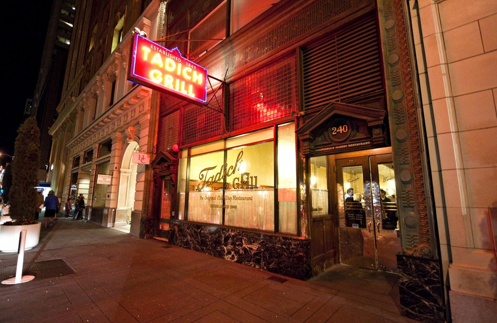 San Francisco's Oldest Restaurants the Grotto and Tarantino's in
