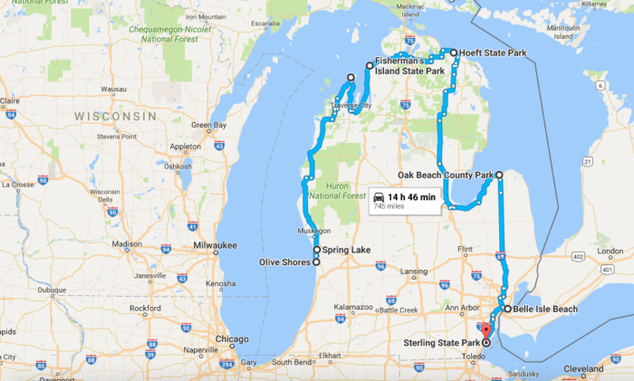 This Road Trip Will Show You Michigans Best Hidden Beaches 3216