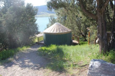 This Montana Park Has A Yurt Village That's Absolutely To Die For
