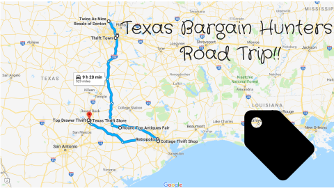 This Bargain Hunters Road Trip Will Take You To The Best Thrift Stores In Texas