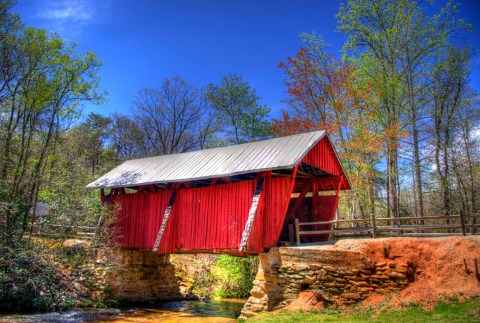 7 Undeniable Reasons To Visit The Oldest And Longest Covered Bridge In South Carolina
