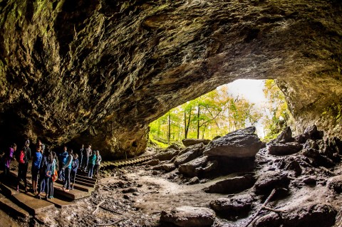 Venture Nearly 100 Feet Deep Below The Earth At These One Of A Kind Caverns In Iowa