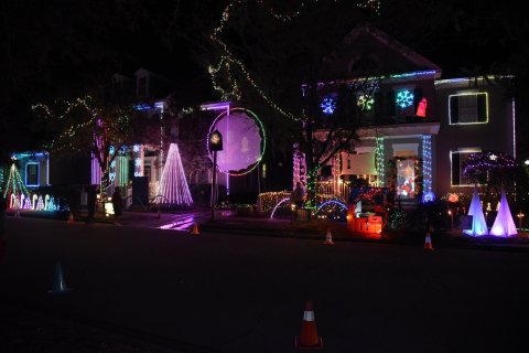 Stroll Through A Canopy Of Christmas Lights On Jeater Bend, Florida's Most Splendid Street