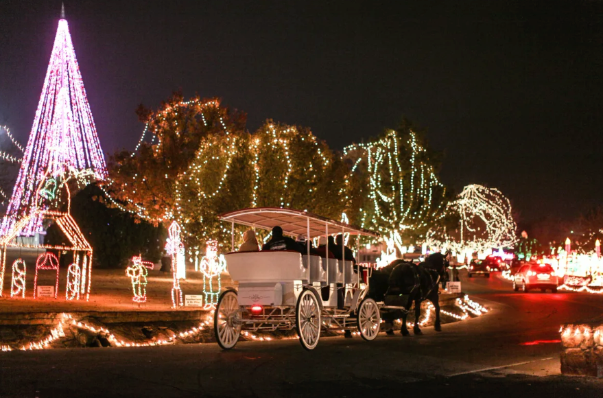 Enjoy One Of The Top Ten Holiday Light Shows In The Nation At The