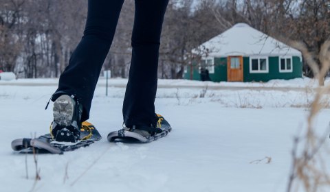 Grab A Pair Of Snowshoes And Take On These Beautiful Winter Trails In North Dakota