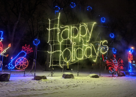 Even The Grinch Would Marvel At The Holiday Lights At Lindenwood Park In North Dakota