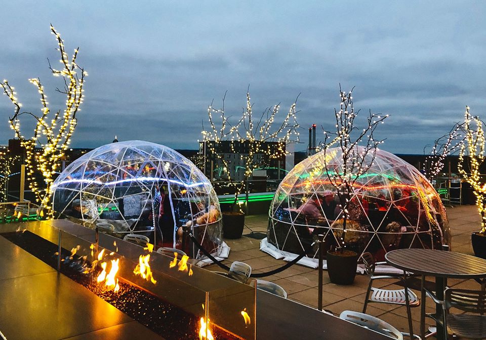 Drink In Spectacular Views Of The Skyline In One Of These Igloos In Missouri