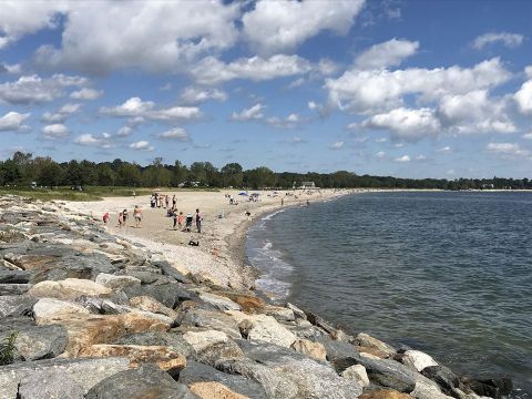 Follow A Sandy Path To The Waterfront When You Visit Sherwood Island State Park In Connecticut