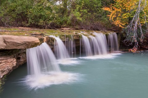 Plan A Visit To Albert Falls, West Virginia's Beautifully Blue Waterfall