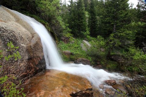 A Short But Beautiful Hike Up Whaley Creek Leads To A Little-Known Waterfall In Wyoming