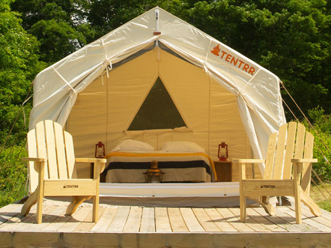 Stay In A Safari Tent When You Spend The Night At Sleeper State Park In Michigan