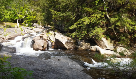 A Quick Detour Is All It Takes To Access One Of New Hampshire's Most Picturesque Waterfalls