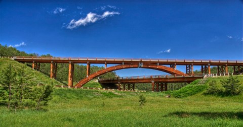 The Unique Bridge In Keystone Is The Only One Of Its Kind In South Dakota