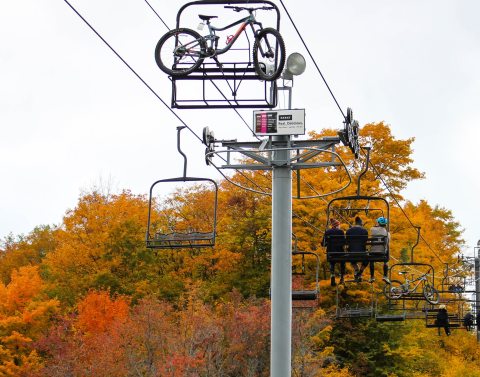 The Sight Of Fall Foliage In Michigan From Up Above Is Unbeatable On This Scenic Chairlift Ride