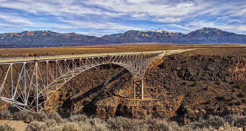 New Mexico S Rio Grande Gorge Bridge Is One Of The Highest In The Country