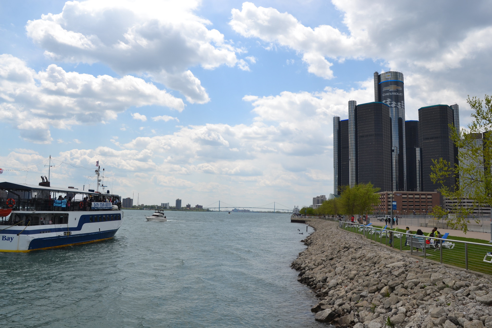 The state of the Detroit riverfront in 2021