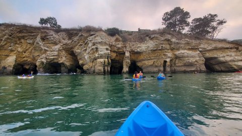 Take A Unique 1.5-Hour Kayak Tour Through The Sea Caves Of Southern California