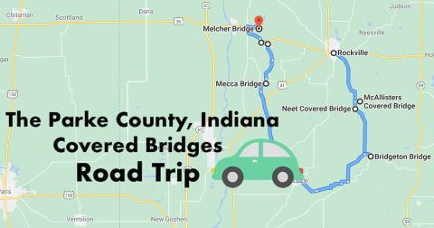 Hop In The Car And Visit 8 Of Indiana's Covered Bridges In One Day