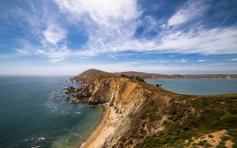 Explore A Peninsula Covered In Wildflowers On The Chimney Rock Trail In Northern California