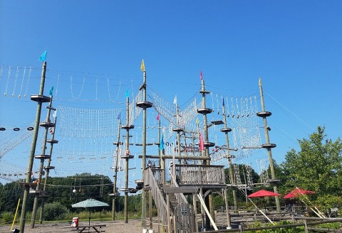 Get Ready For Some High Flying Fun When This Family Friendly Adventure Park In Maine Finally Opens For The Season