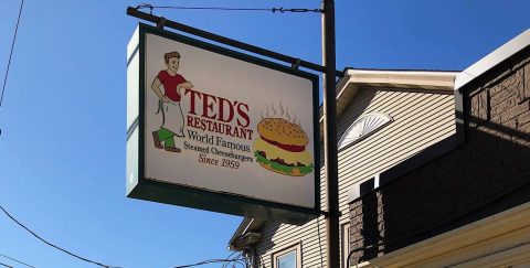 People Drive From All Over Connecticut To Try The Steamed Cheeseburgers At Ted's Restaurant
