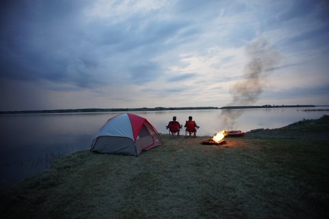 North Dakota's Best Kept Camping Secret Is This Waterfront Spot With More Than 200 Glorious Campsites