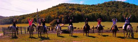 Take A Fall Foliage Trail Ride On Horseback At The Spotted Horse Ranch In Ohio