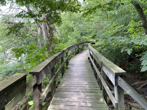 Pine Lake South Trail In Iowa Leads To Bridges And Unparalleled Views