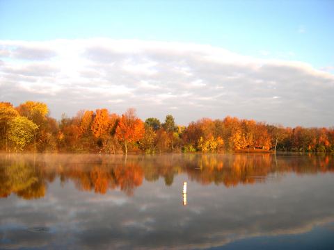 Spend The Perfect Autumn Afternoon In Ohio Surrounded By Fall Colors At Madison Lake State Park