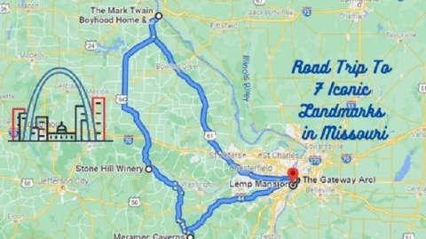 This Epic Road Trip Leads To 7 Iconic Landmarks In Missouri