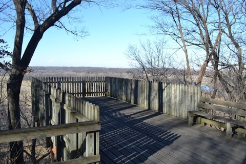 Visit Cedar Bluffs Nature Area In Iowa This Winter For Big, Unobstructed Views