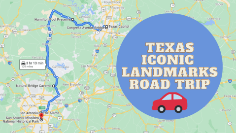 This Epic Road Trip Leads To 7 Iconic Landmarks In Texas