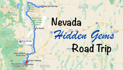 Take This Hidden Gems Road Trip When You Want To See Some Little-Known Places In Nevada