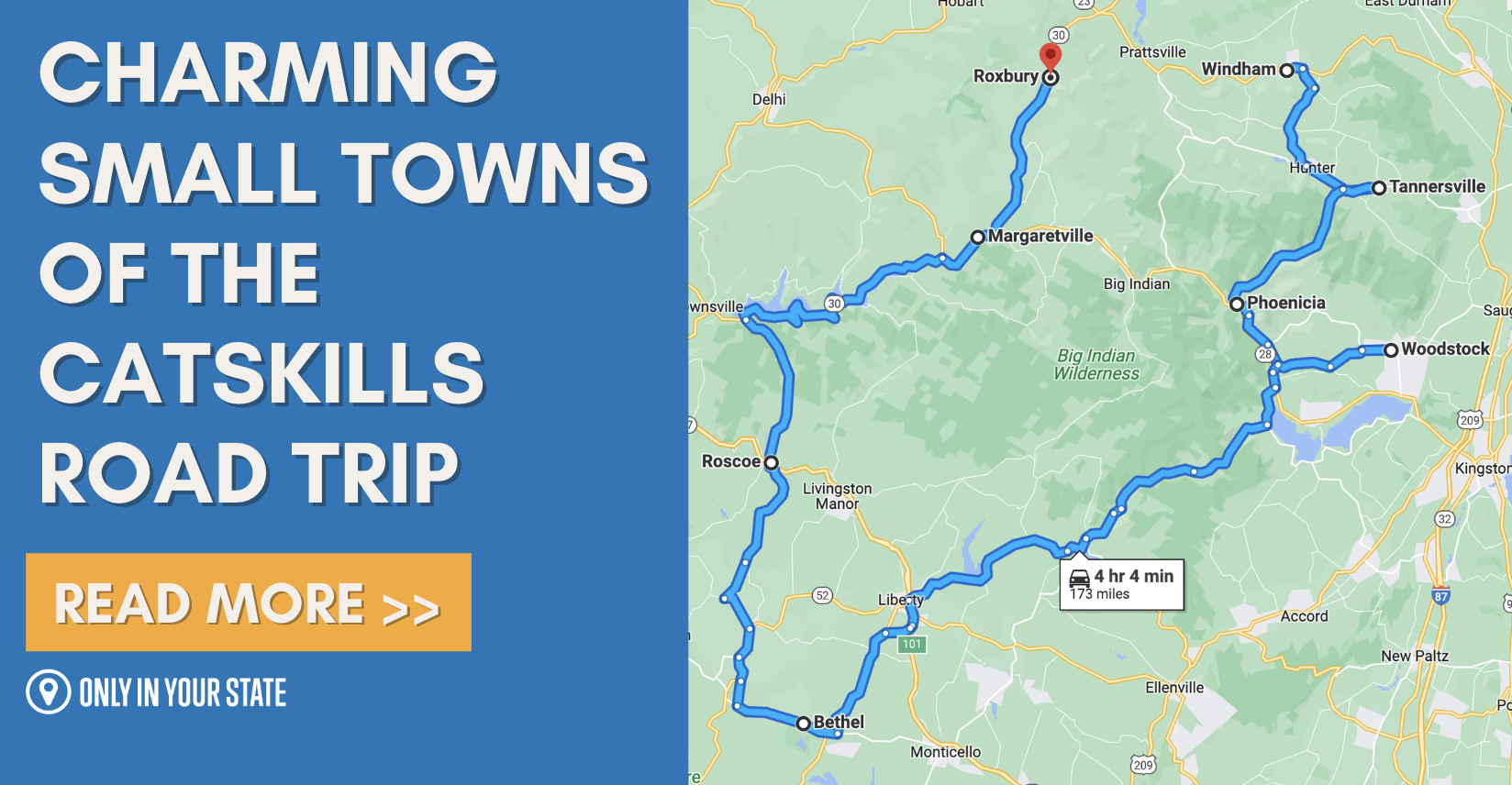 How to get to The Catskills, United States?