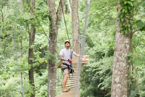 There's An Adventure Park Right Next To An Animal Sanctuary In Louisiana, Making For A Fun-Filled Family Outing