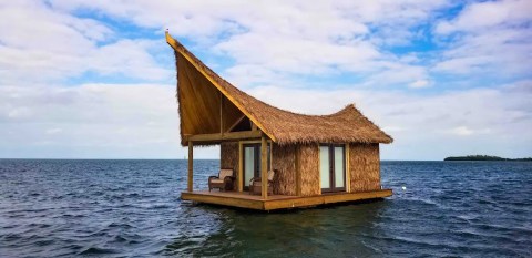 This Floating Tiki Home In Florida Has Everything You Need For A Secluded Night Away