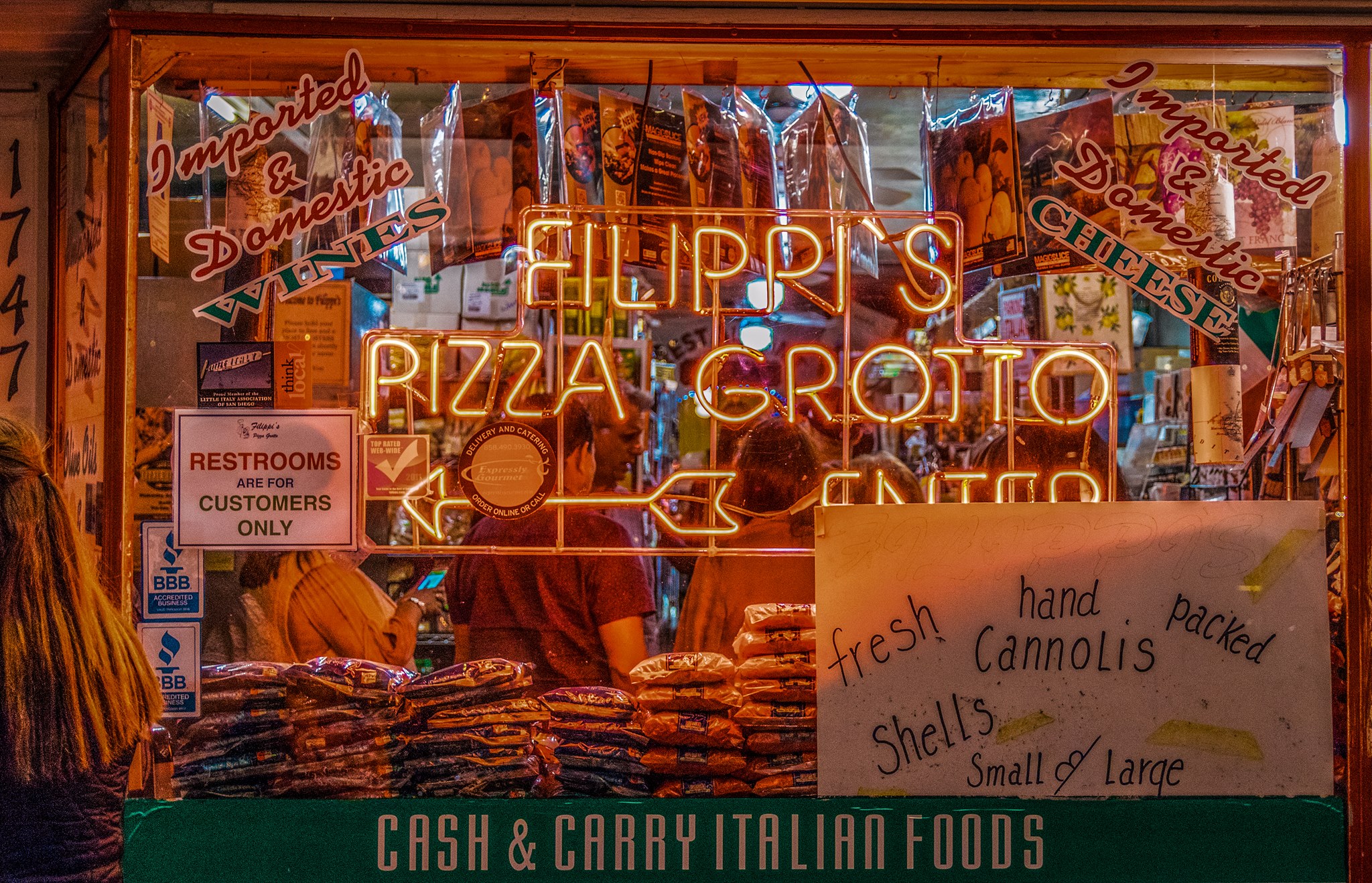 Italian Market, Filippi's Italian Market, filippi's pizza grotto