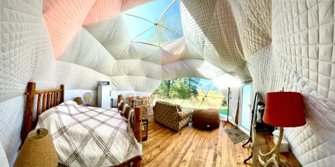 There's A Dome Airbnb In Montana Where You Can Truly Sleep Beneath The Stars