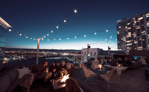 Sip Drinks Above The Clouds At 54thirty, The Tallest Rooftop Bar In Colorado