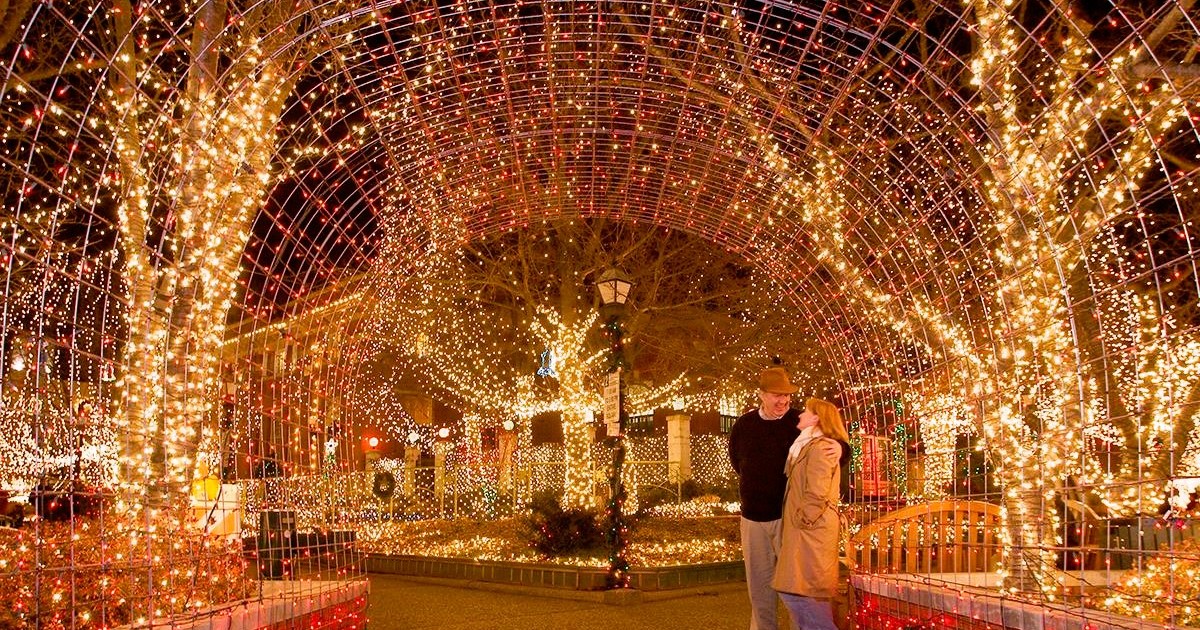 Christmas Lights In Arkansas: Lights Of The Ozarks In Fayetteville