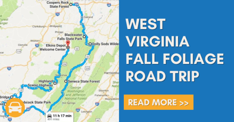 Take This Gorgeous Fall Foliage Road Trip To See West Virginia Like Never Before