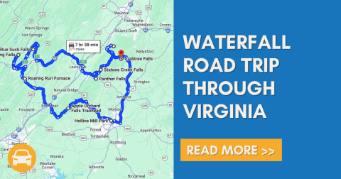Virginia's Scenic Waterfall Loop Will Take You To 9 Different Waterfalls