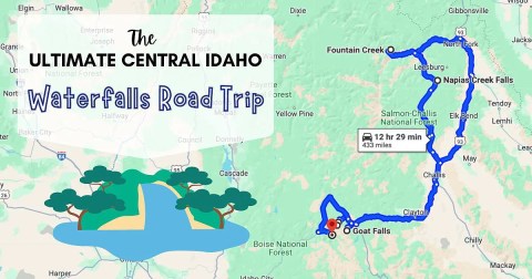 The Ultimate Central Idaho Waterfalls Road Trip Is Here... And Everyone Should Do It