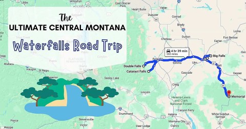 The Ultimate Central Montana Waterfalls Road Trip Is Right Here – And You’ll Want To Do It