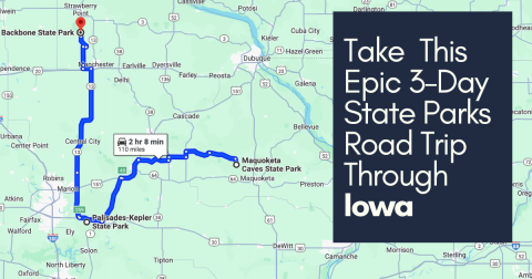 Spend Three Days In Three State Parks On This Weekend Road Trip In Iowa