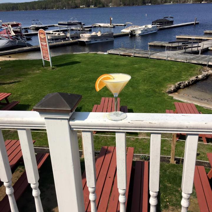 Drink on the deck