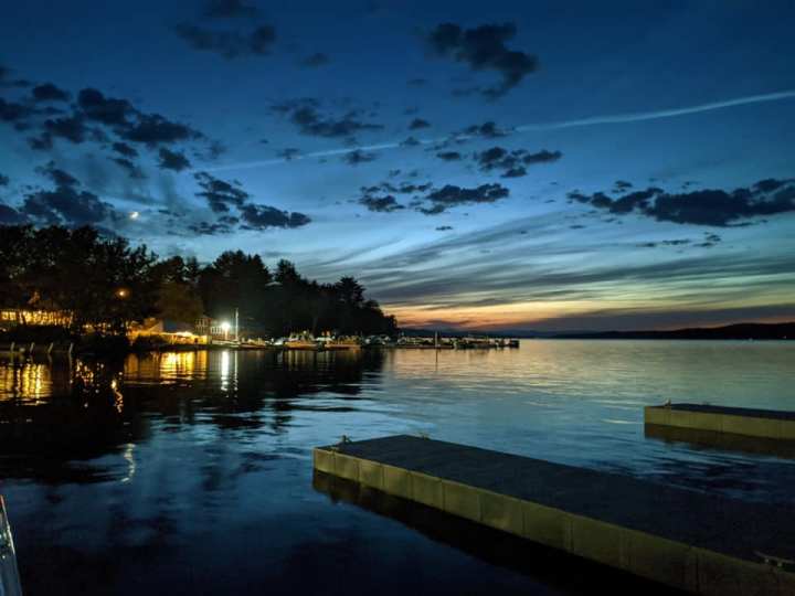 Nighttime on Long Lake