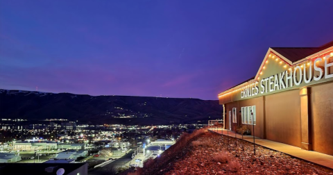 Enjoy An Upscale Dinner With A View At Ernie’s Steakhouse, A Restaurant In Idaho
