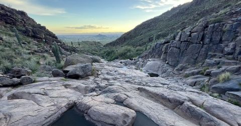 A Short But Beautiful Hike, Hieroglyphic Trail Leads To A Little-Known Waterfall In Arizona
